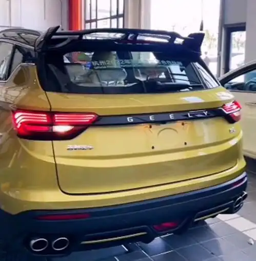  这才是国产钢炮风格suv,新款吉利缤越到店实拍,7.58万元起售