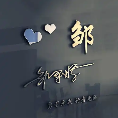  经典百家姓头像姓氏头像,新款3d立体签名头像,请你查收