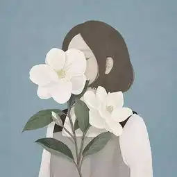女人用的幸运花头像带字