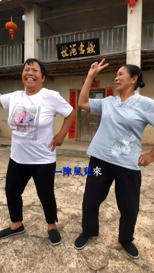  一阵风儿来,两个疯儿来,神经病,闺蜜,舞蹈,平凡村,豹先生,拔河