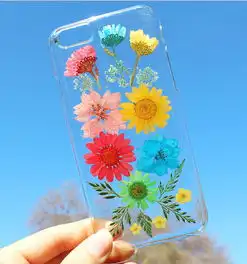  鲜花手机壳留住春天的味道