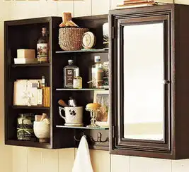  欧式风格卫生间收纳柜图片