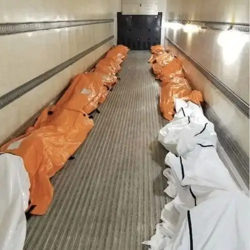  前线有多可怕纽约护士发来一张图