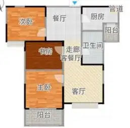  空间布局有致和谐有序清晰新空气自由穿心行