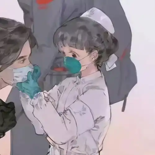  抖音超火的口罩情侣头像,单身人士非常羡慕