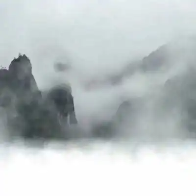  好看的古风动漫头像山水风景经典仙气风景头像不要人物