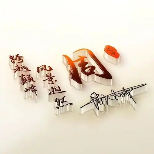  专属你的签名头像,多款3d高端简约霸气微信头像,请查收带走