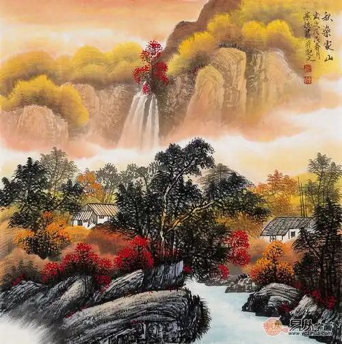 卧室挂画风水怎么营造,名家山水画来支招