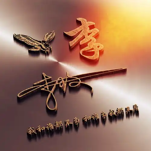  用你的姓氏姓名做微信头像,高清精致励志签名头像,请查收