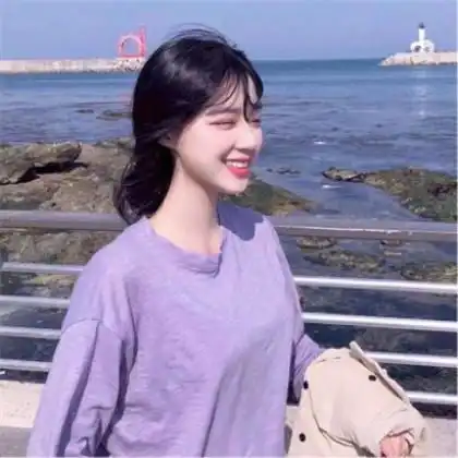 美女海边风景头像唯美