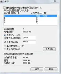  这是我的虚拟内存大小,是不是有点大了应该怎么设置合适如图
