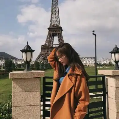  长发唯美女生头像侧脸长发飘飘