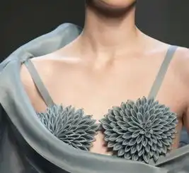  高定细节2019春季礼服花卉钉珠刺绣,惊艳绽放