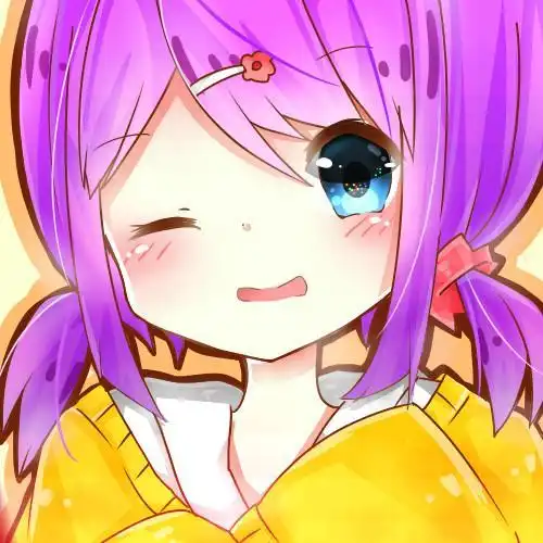  萌萌哒二次元动漫女生插画乐观向上的小萝莉,了解一下