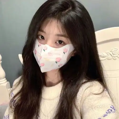  戴口罩女头丨收藏好久了