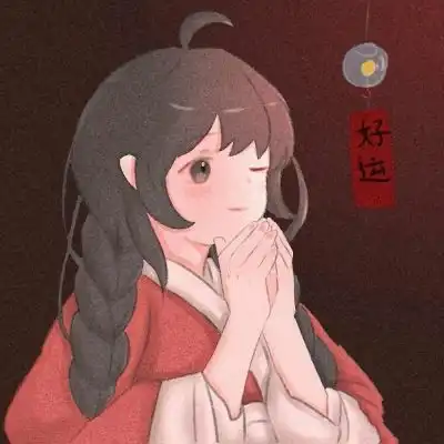  动漫女头二次元可爱女生
