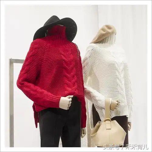  复古长袖麻花毛衣遮粗臂,冬季百搭内饰甜美显身材,好美