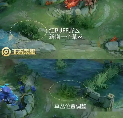  王者荣耀新版本地图变大草丛移位小兵野怪防御塔全部增强