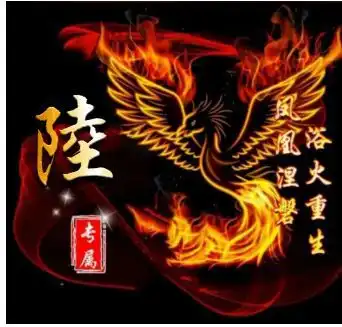  这款凤凰涅槃,浴火重生的微信姓氏头像送给你,寓意吉祥