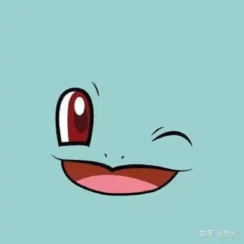  憨憨头像图片杰尼龟墨镜头像杰尼龟微信头像超可爱头像