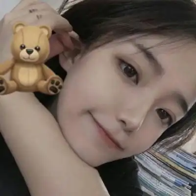 微信头像女招财山水画女