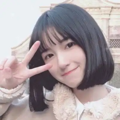  阳光短发女生侧脸头像,有木有很仙女的赶脚
