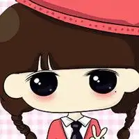 小希可爱卡通女孩头像漫