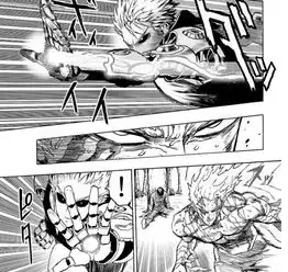  一拳超人重置版漫画第124话图透狂暴饿狼被师父邦古吊打