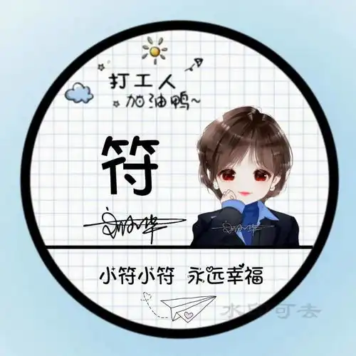  2022最火卡通姓氏头像,可爱情侣百家姓签名头像,你值得拥有