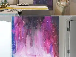  紫色绚丽梦幻山水风景抽象油画绘画装饰画图片设计素材高清psd模板下载43.76mb抽象装饰画大全