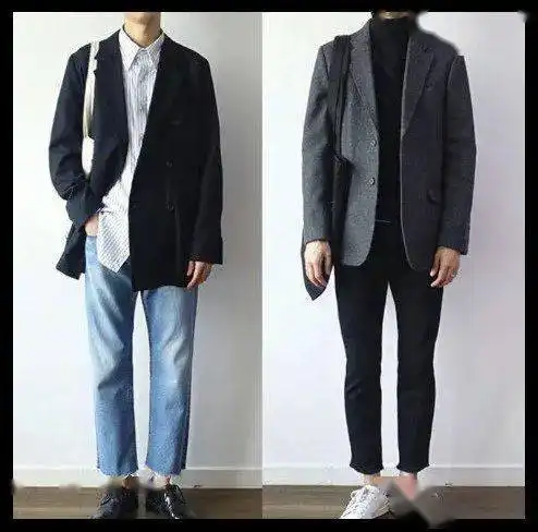  男生秋冬简约文艺风搭配参考