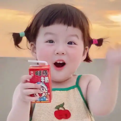  可可爱爱小朋友头像没有人可以拒绝丸子妹