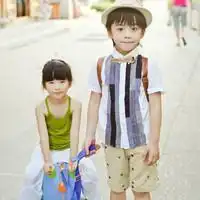 情侣头像二人专用小孩qq