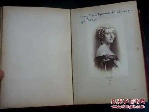 1870年cdv照片册路德维希一世女子肖像画廊40枚绝世美女cdv照片世界独一无二