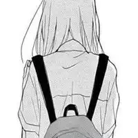 卡通女生背影职场头像