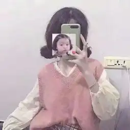  可爱女生部位头像