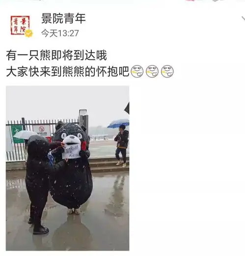  2018年景院第一场雪刷爆朋友圈听说你们都在等我,的图