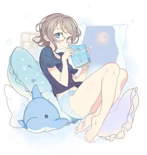  戴眼镜的动漫美女图片大全