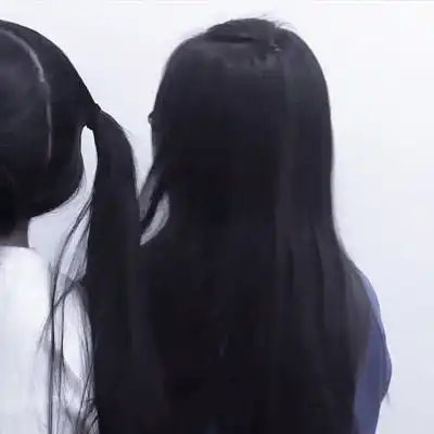  闺蜜头像背影一人一张可爱真人闺蜜两人同框头像