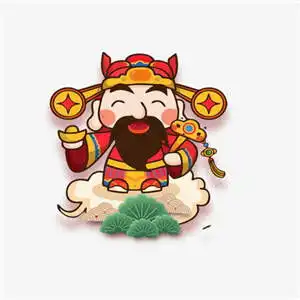  财神爷微信头像高清图片2020男人最招财的卡通微信头像