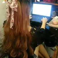 原始qq头像女你笑我