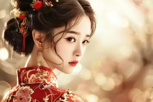  古典美女古风气质发型摄影图下载至来源处
