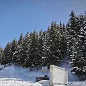  新疆四月零下四度的雪山,感受高冷的风景坐标
