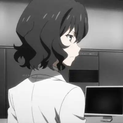  陆川泫黑发高冷动漫女头源dt深卡通动漫头像我要个性网
