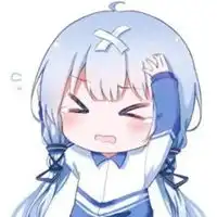  带着发夹的漫画头像带发夹的动漫女生头像