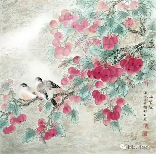  唯美淡雅,清新脱俗著名花鸟工笔画家赵松岩作品欣赏