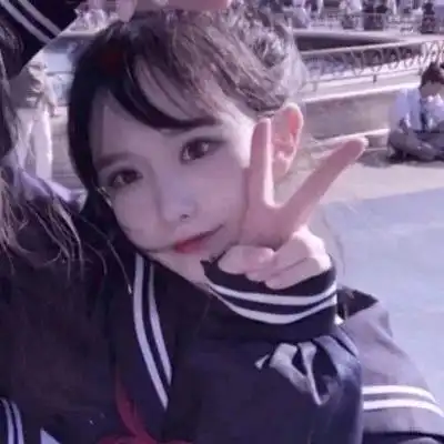  闺蜜头像一人一半真人2张分开真人闺头