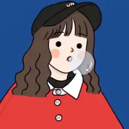  可爱简约卡通情侣一对,萌萌的快乐的开心的