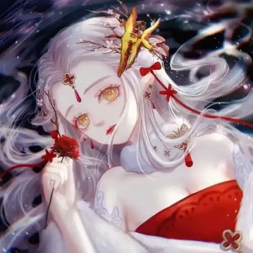  动漫女生头像虽然我们可能会停下,但时间不会