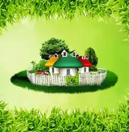  草地景色小房子psd素材psd素材免费下载千图网